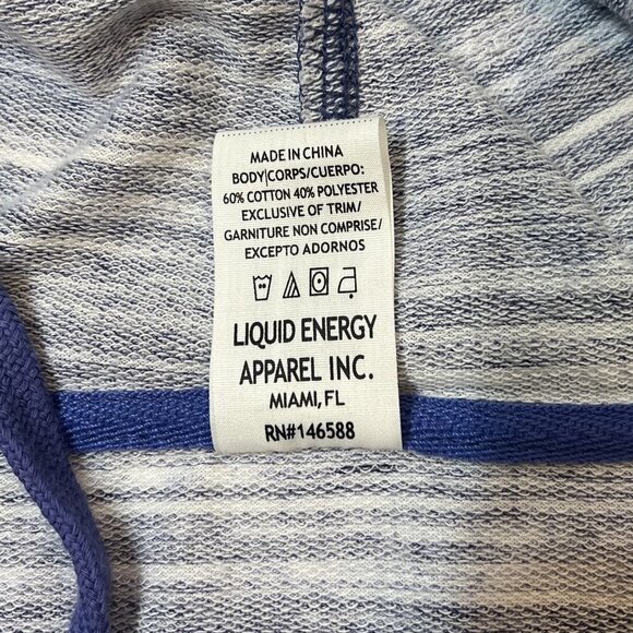 $5 Add-on‎ SALE Smoky Mountains LS T-Shirt Hoodie Blue Size S  LE Liquid Energy - Picture 10 of 10